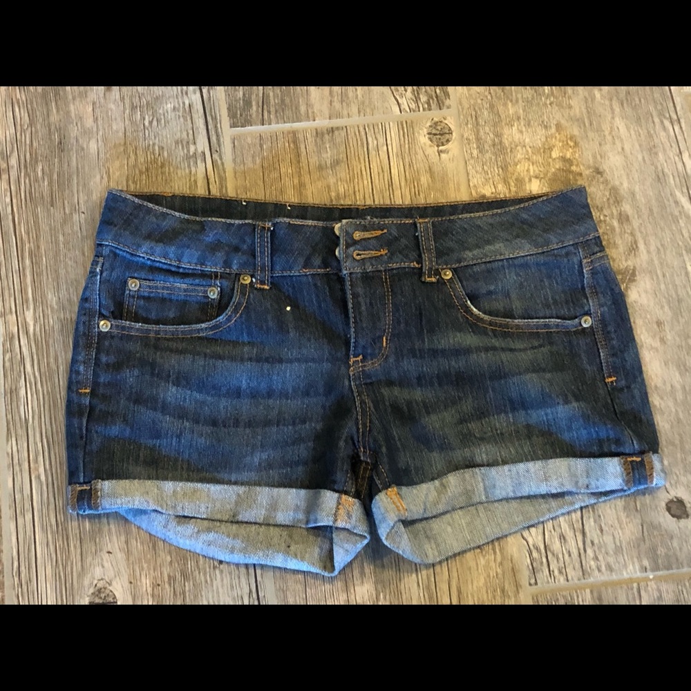 Pair of mid rise shorts